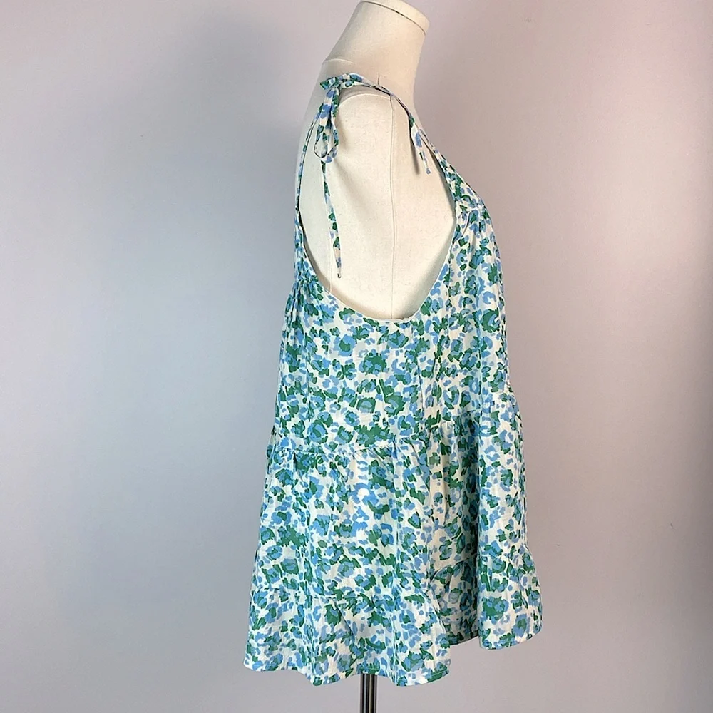 Entro It's A New Beginning Green Leopard Tank - Picture 5 of 15